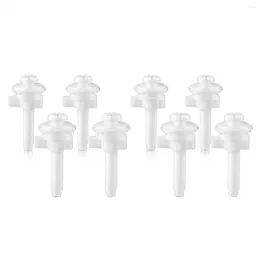 Toilet Seat Covers 8PCS Hinge Bolt Screws With Plastic Nuts And Washers Replacement Parts Kit