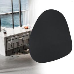 Table Mats Round Placemats PU Leather Place Sets Of 6 Oval For Kitchen Square Patio Indoor Outdoor