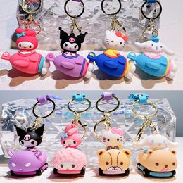 Fashion Cartoon Movie Character Keychain Rubber And Key Ring For Backpack Jewelry Keychain 083577