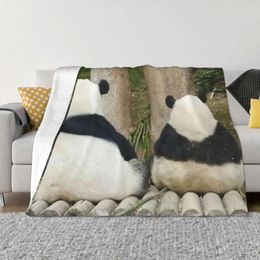 Blankets Fubao Panda Fu Bao Animal Blanket Super Warm Flannel Fleece Throw For Durable Long-Lasting Sofa