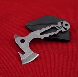 EDC Portable Mini Tool Axe wrench axe bottle opener cut rope mouth slotted screwdriver multifunction Collection tool3537409