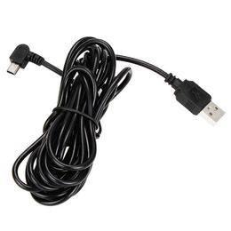 Car Charging Curved Mini / Micro USB Cable for Car DVR Camera Video Recorder / GPS / PAD / Mobile, Cable Length 3.5m ( 11.48ft )