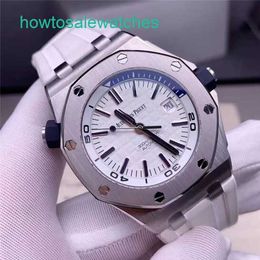 Luxury AP Wrist Watch Royal Oak Offshore Precision Steel 42mm Automatic Mechanical Mens Watch 15710ST.OO.A010CA.01