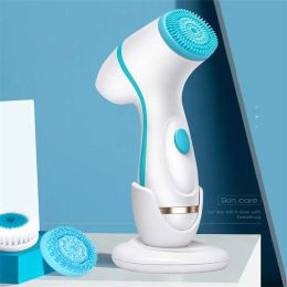 Accessories Cleansing Brush Sonic Nu Face Spin Set Galvanica Spa System For Skin Deep Cleaning Remove Blackhead Machine 220209