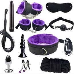 SM Accessories for Adults Couples Bed Restraints Kit for Couples Under King Bed Play Neck to Wrist Bondage Restraints Set Wrist and Ankle Bondaged Kit Adult for Bed