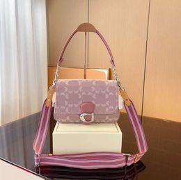 denim bag hobo designer high quality handbags vintage soft shoulder tabby women mens Luxury street flap tote