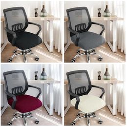Chair Covers 1pc Gamer Chairs Cover Spandex Elasticity Office Stretch Computer Gaming Anti-dust Armchair Beef Tendon Seat