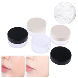 Storage Bottles 2/3g Powder Empty Box Portable Plastic Handheld Pot With Sieve Cosmetic Travel Makeup Jar Sifter Container Refillable