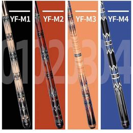 YFEN 57 Carbon Fibre Technology 1/2 Billiard Pool Cue Stick 12.5mm Extender Holder Case 240403