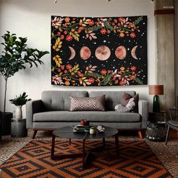 Tapestries Landscape Forest Mysterious Tree Tapestry Starry Sky Carpet Moon Wall Hanging Decoration Home RoomTapestry