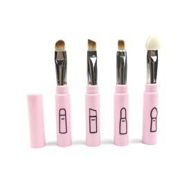 Professional Travel Portable Mini Eye Makeup Brushes Set Smudge Eyeshadow Eyeliner Eyebrow Brush Lip Make Up Brush Kit