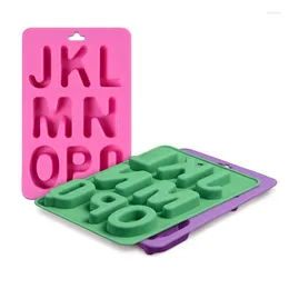 Baking Moulds 9 Letters Of The Alphabet Silicone Chocolate Molds Handmade Diy Ice Lattice Mold Soap H425