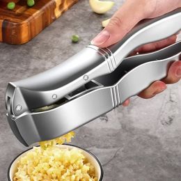 Manual Garlic Masher Household Peeler Press Paste Aluminum Alloy Kitchen Gadget
