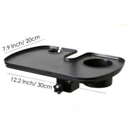 Stand Microphone Stand Tray Sound Card Tray Adjustable Cup Holder Utility Storage Shelf Bracket for Music Sheet Guitar Accessory Tuner