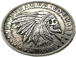 HB25 Hobo Morgan Dollar skull zombie skeleton Copy Coins Brass Craft Ornaments home decoration accessories1977111