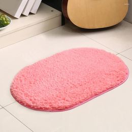 Carpets Ellipse Carpet Anti-slide Footcloth Bathroom Rug Bay Window Home Decor