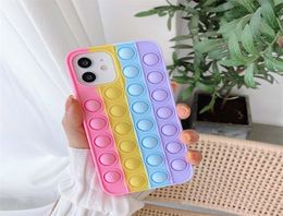 Silicone Colorful Antidrop Cell Phone Cases Cover for iPhone 13 12 11 Pro Max X XS XR 7 8 6S Plus Samsung Galaxy S20 S216407985