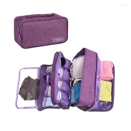 Storage Bags Multifunctional Underwear Bag Travel And Bra Split Pack Women Foldable Divider Organiser Box