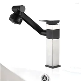 Bathroom Sink Faucets 304 Stainless Steel And Cold Basin Washbasin Faucet Black Nickel Swivel Face Tap Deck Mounted Toilet