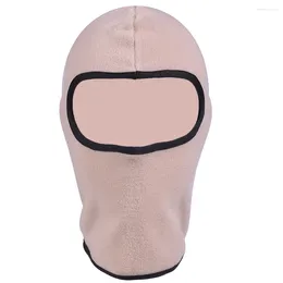 Cycling Caps Kids Full Face Ski Mask Winter Hat Windproof Polar Fleece Neck Warmer Cap Running For Boys Girls 2024