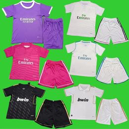 Retro classic Real KIDS soccer jerseys 2011 12 14 15 16 17 18 BENZEMA MARCELO ISCO CARVAJAL BALE SERGIO RAMOS Madrid Ronaldo children Boys girls sets football shirt 999