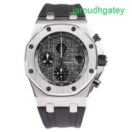 Minimalist AP Wrist Watch Royal Oak Offshore 26470ST Elephant Grey Automatic Machine Men's 42mm Watch