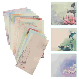 Gift Wrap 10 Sets Chinese Wind Envelope Style Stationery Paper Writing Letter Vintage With