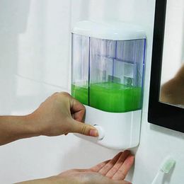 Liquid Soap Dispenser Single/Double Wall-mounted Shampoo Pump Hand Sanitizer Bathroom Products Lotion Bottle