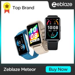 Wristbands New Zeblaze Meteor Fitness Wellness Tracker Women Men Smartwatch Large Color Screen SpO2 Heart Rate Smart Watch IP68 Waterproof