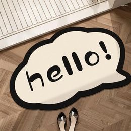 Carpets Diatomite Floor Mats Personalized Household Pad Water Absorbent Quick Drying Bathroom Door Foot