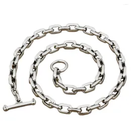 Chains High Polish 925 Sterling Silver Punk Necklace 8W007N