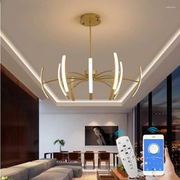 Ceiling Lights Modern Minimalist Led Chandelier Living Dining Room Bedroom Pendant Lamp