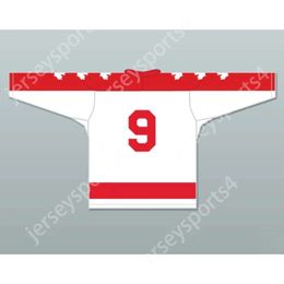 Gdsir Custom WHITE IN 9 WAYNE GRETZKY SENECA NATIONALS HOCKEY JERSEY NEW Top Ed S-M-L-XL-XXL-3XL-4XL-5XL-6XL