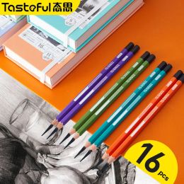 Pencils 16pcs Professional Sketch Pencils Hard Medium Soft charcoal Pencil Charcoal Art Stationery Student Special Handpainted Painting