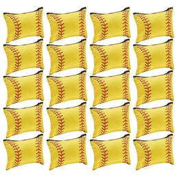 Cosmetic Bags 20Pcs Sport Bag Softball Gifts Volleyball Party Favours Baseball Accessories For Player