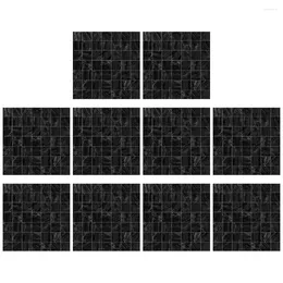 Wallpapers 10 Pcs Waterproof Stickers Mosaic Tile Pool Tiles Home Decor Bedroom Backsplash DIY Square