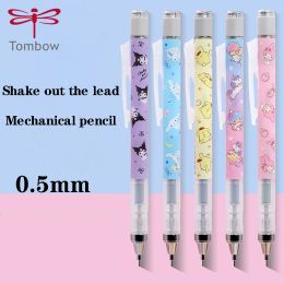 Pencils Japan TOMBOW Mono Mechanical Pencil 0.5mm Cute Cartoon Pattern Limited Edition Stationery Low Gravity Drawing Writing Pencil