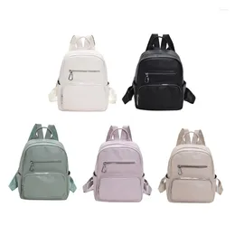 School Bags Travel Backpack Purse For Women PU Leather Anti-Theft Ladies Shoulder Bag Fashion Bookbag