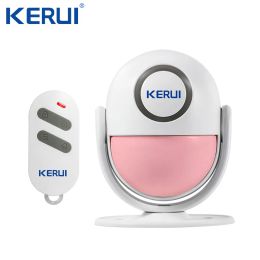 Doorbells KERUI P6 Welcome Doorbell Chime Wireless Security Alarm Infrared IR Motion Sensor Door bell Alarm Doorbell Remote Controller