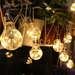 Strings LED Fairy Lights Bulb Interior Living Room Outdoors Wedding Party Christmas Year Garland Light String Ornament Pendants