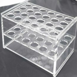 Kitchen Storage 1pcs 17mm Test Tube 24 Hole Rack Holder For Of Plastic Laboratory Equipment