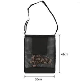 Storage Bags Practical Reusable Mushroom Harvesting Bag Bushcraft Pouch Mesh Design Portable Hunting For Countryside