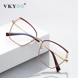 Sunglasses VICKY Women's Fashion Anti-Blue Light Reading Glasses Personalized Polygon Frames With Prescription Myopia Hyperopia PFD3110