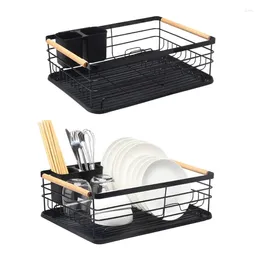 Kitchen Storage Dish Rack Made By Iron Durable And Not Easy To Be Damaged Can Bear The Temperature Between -20 100 Degrees