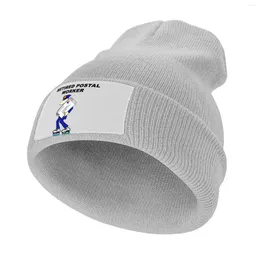 Berets Retired Postal Worker Knitted Cap Thermal Visor Golf Hat Men's Women's