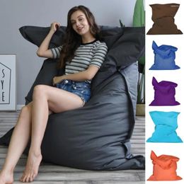 Chair Covers Fashion 100x140cm Bedroom Bean Bag Sofa Protector Cover Multi-color Optional Slipcover Solid Color For El