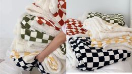 Blankets Thickening Of Coral Fleece Winter Blanket Office Nap During The Spring And Autumn Sofa Cover Soft