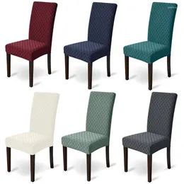 Chair Covers Knitted Solid Colour Cover Elastic Seat For Family Restaurant Cafe Sarung Kerusi Meja Makan Chairs Kitchen El