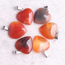 Massage Stones Rocks Carnelian Crystal Pendants Natural Stone Red Agates Pillar Necklace Pendants Healing Bullet Pendulum Decor Craft Jewellery Making 2445