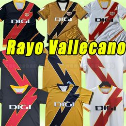 23 24 RAYO VALLECANO Maglie da calcio Falcao 2023 2024 Catena ISI Oscar Trejo Nteka Bebe UNAI LOPEZ ALVARO PATHE CISS Sanchez Camiseta Home Men Kit Kit Shirts Football Shirts